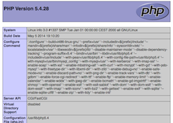Probleme mit PHP Version 5.4.28