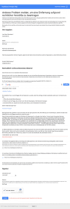 Formular zur Beschwerde an die Google-Rechtsabteilung (schlechte Google-Bewertung löschen)
